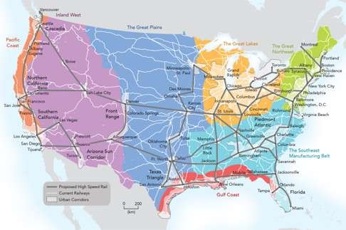 Khanna’s “United City-States of America” map.